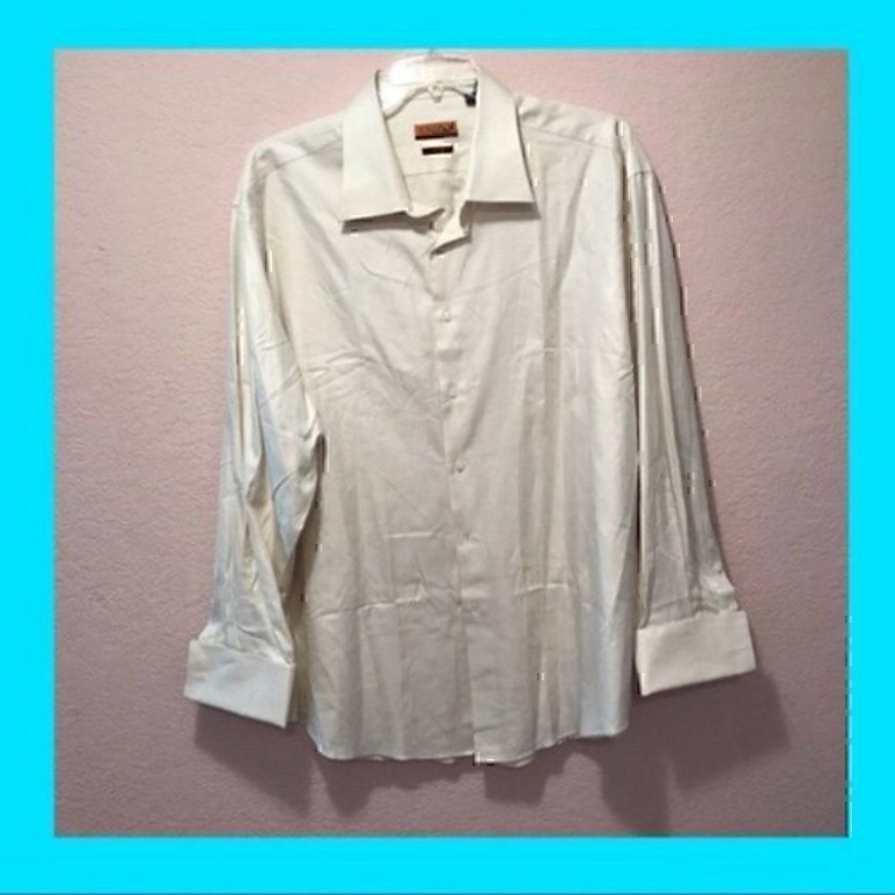 *30off3* Enzo Tovare Dress Shirt with Cufflink Holes.‎